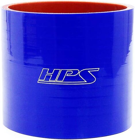 HPS HTSC-150-BLUE خرطوم توصيل مستقيم مقوى من السيليكون بدرجة حرارة عالية 4 طبقات، أقصى ضغط 100 رطل لكل بوصة مربعة، طول 3 بوصات، معرف 1-1/2 بوصة، أزرق in Kuwait