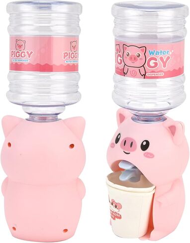 JTLB Mini Water Dispenser Cute Simulation Cartoon Kitchen Toy for Kids Home Kitchen (Pink Piglet) in Saudi Arabia