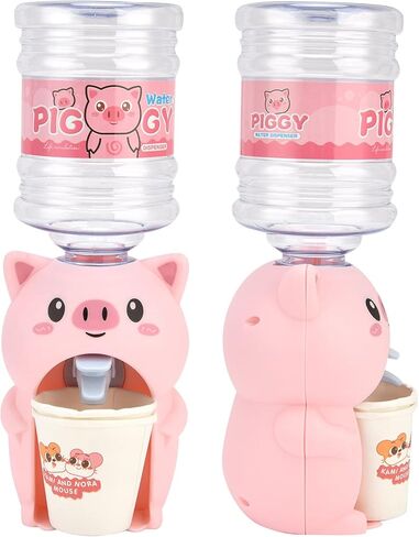 JTLB Mini Water Dispenser Cute Simulation Cartoon Kitchen Toy for Kids Home Kitchen (Pink Piglet) in Saudi Arabia