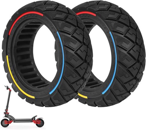سكوتر كهربائي بإطار صلب 90/65-6.5 مقاس 11 بوصة مناسب لـ Dualtron Thunder Speedual Plus Zero 11X Kaabo Wolf Warrior واستخدام محور عجلة سكوتر بعرض 64 مم وقطر 6.5 بوصة قطعتان in Kuwait