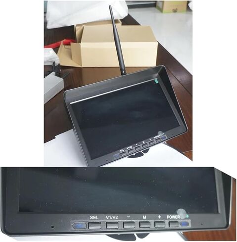 Wireless Forklift Camera Wireless IP69 Waterproof 720P Camera 7/10inch IPS Monitor System Camera for Safety Forklift Operation(Forklift 2pcs 10inch) in Saudi Arabia
