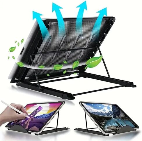 Huacan Light Box Pad Stand, Multifunction 7 Angle Points Skidding Prevented Tracing Holder for Laptop LED Light Table，7.48 x 9.45 inches in Kuwait
