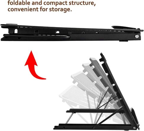Huacan Light Box Pad Stand, Multifunction 7 Angle Points Skidding Prevented Tracing Holder for Laptop LED Light Table，7.48 x 9.45 inches in Kuwait