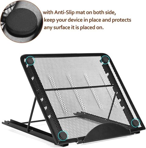 Huacan Light Box Pad Stand, Multifunction 7 Angle Points Skidding Prevented Tracing Holder for Laptop LED Light Table，7.48 x 9.45 inches in Kuwait