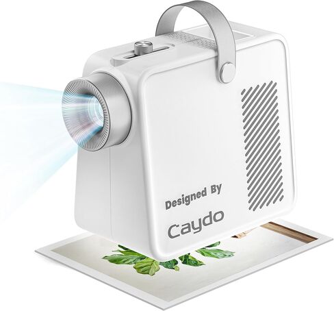جهاز عرض فني Caydo S1 LED للتتبع، تكبير الصور 2.5X-11X حتى 80 بوصة، جهاز عرض رسم محمول مع مقبض وتخزين للجداريات الجدارية، والرسم، والرسم على القماش، مقاس 5 × 5 بوصة in Kuwait