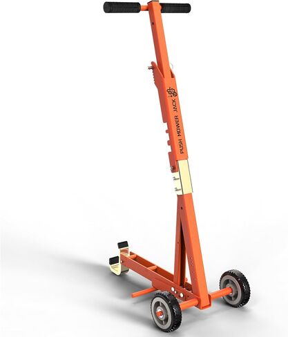 Lawn Mower Lift, 800 Lbs Weight Capacity, Stable Mower Lift Jack for Zero Turn Lawn Mower, Riding Lawn Mower and More, Orange in Kuwait