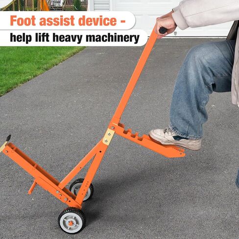 Lawn Mower Lift, 800 Lbs Weight Capacity, Stable Mower Lift Jack for Zero Turn Lawn Mower, Riding Lawn Mower and More, Orange in Kuwait