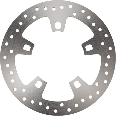 Front Brake Rotor Disc for Harley Davidson Softail 1984-2014, 11.5 Inch One-Piece, Silver, Direct Replacement (For Softail 1984-2014, Front Brake Rotor Disc (Silver)) in Saudi Arabia