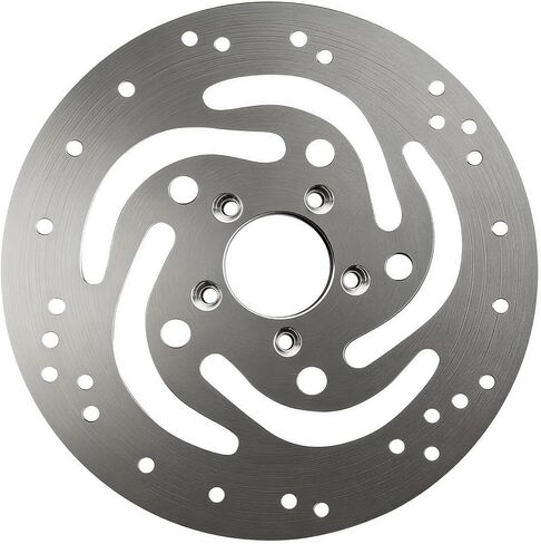 Front Brake Rotor Disc for Harley Davidson Softail 1984-2014, 11.5 Inch One-Piece, Silver, Direct Replacement (For Softail 1984-2014, Front Brake Rotor Disc (Silver)) in Saudi Arabia