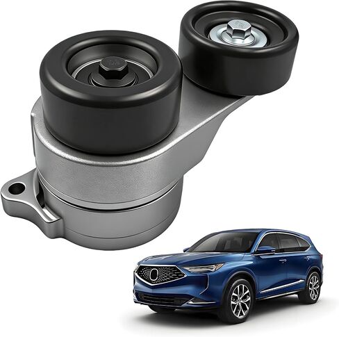Belt Tensioner Assembly with Pulley(3.0/3.2/3.5/3.7L V6) Compatible with Acura MDX, RL, TL, ZDX, Ridgeline & Honda Accord 2003-2012, Odyssey 2005-2010, Pilot Replace#31170RCAA01 in Kuwait