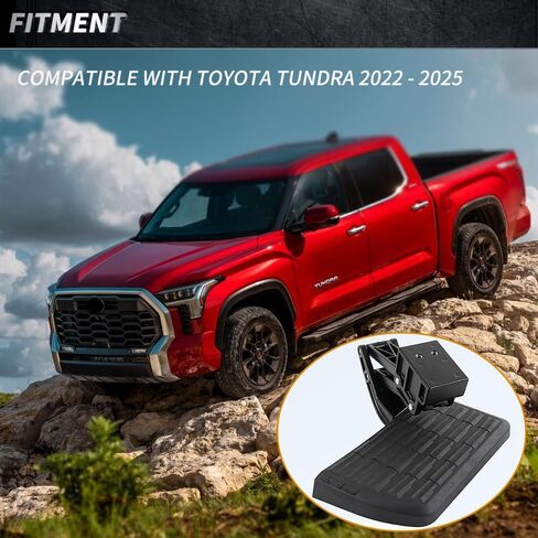 PTS30-34000 Rear Bed Step Tailgate Bedstep Retractable Bumper Step Compatible with 2022-2024 Toyota Tundra Folding Truck Tailgate Step Replaces# PT392-34231 in Kuwait