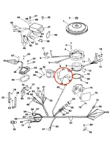 18-8816-1 2 قطعة 6 "البحرية اعة أسلاك صالح جونسون Evinrude OMC محركات استبدال ل 582365 ZF478V اكسسوارات للقوارب in Kuwait