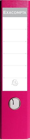 Exacompta - Ref 918415B - Box of 20 A4 Lever Arch Files - 75mm Spine - 80mm Mechanical - External Dimensions: 31.8 x 28.5 x 8 cm - A4 File Format - Colour: Raspberry in Kuwait
