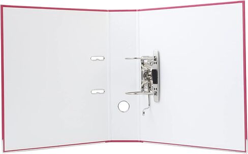Exacompta - Ref 918415B - Box of 20 A4 Lever Arch Files - 75mm Spine - 80mm Mechanical - External Dimensions: 31.8 x 28.5 x 8 cm - A4 File Format - Colour: Raspberry in Kuwait