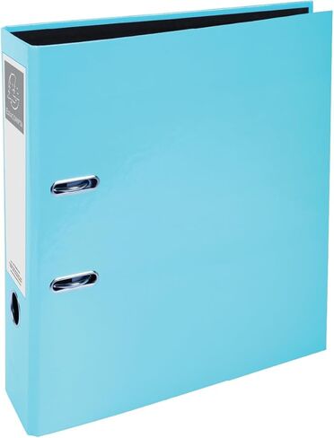Exacompta A4 Lever Arch File 75mm Office Folder 3 Pack Pastel Blue Stationery Folder for Paperwork and Document Organization - 227/0042Z in Kuwait