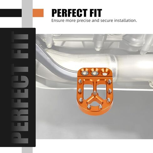 Orange Brake Pedal Lever Pad Extender Compatible with K-T-M 390 Adventure 2020-2023, 790/890 Adventure/R/S 2018-2023, 690 Enduro R 2008-23, 690 SMC R2019-23, 1290/1190/1090/1050/990/950 Adventure in Kuwait