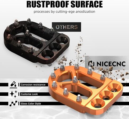 Orange Brake Pedal Lever Pad Extender Compatible with K-T-M 390 Adventure 2020-2023, 790/890 Adventure/R/S 2018-2023, 690 Enduro R 2008-23, 690 SMC R2019-23, 1290/1190/1090/1050/990/950 Adventure in Kuwait