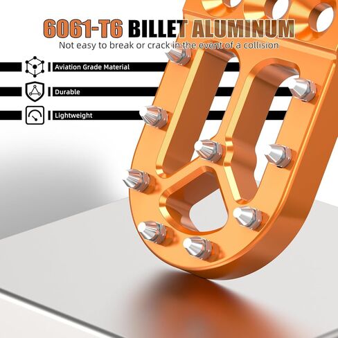 Orange Brake Pedal Lever Pad Extender Compatible with K-T-M 390 Adventure 2020-2023, 790/890 Adventure/R/S 2018-2023, 690 Enduro R 2008-23, 690 SMC R2019-23, 1290/1190/1090/1050/990/950 Adventure in Kuwait