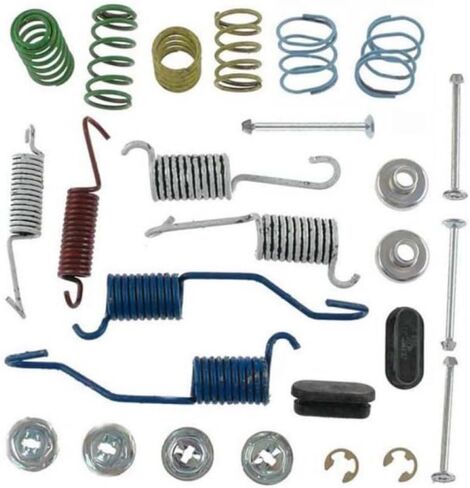 KarParts360 لسيارة Chevy S10 1990-2003 أداة ضبط لقمة الفرامل ومجموعة زنبركية العودة | خلفي | تصنيف الذهب | الينابيع الملونة in Kuwait
