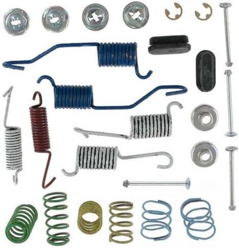 KarParts360 لسيارة Chevy S10 1990-2003 أداة ضبط لقمة الفرامل ومجموعة زنبركية العودة | خلفي | تصنيف الذهب | الينابيع الملونة in Kuwait