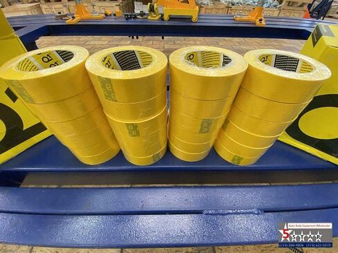 5-STAR Q1-1-1/2 INCH (36MM X 55M) Premium HIGH Performance Automotive Yellow Masking in Kuwait