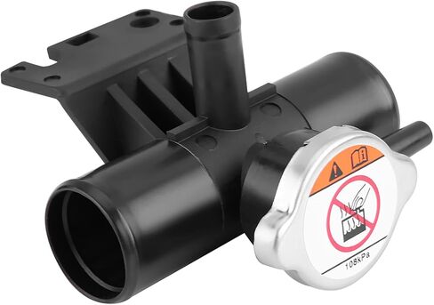 Keenso 1350A015 رقبة حشو مبرد الرادياتير، مقاومة للتآكل من البلاستيك، مع غطاء، لناقل الحركة Lancer Outlander Sport 2008-2015 CVT in Kuwait