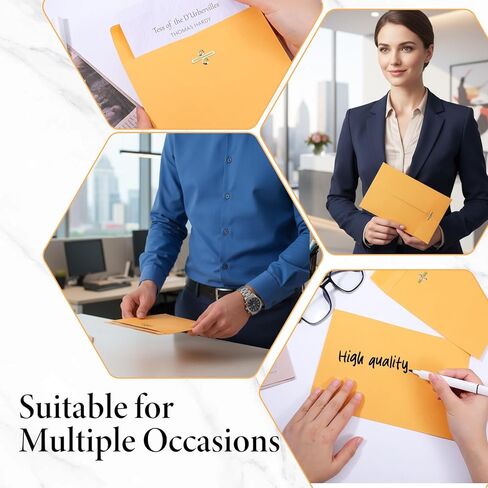 100 Pcs 5 x 7.5Inch Small Manila Clasp Envelopes 28 lb Envelopes with Gummed Seal for Document School Office Business Home in Kuwait
