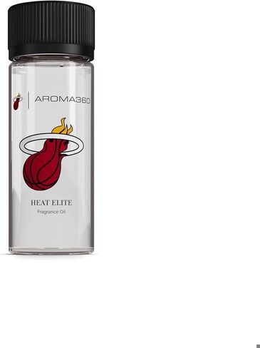 Aroma360 | Heat Elite (Cashmere & Dark Rose) Oil Blend | Miami Heat Edition Essential Diffuser Oil | Aromatherapy Scent Diffuser Oil | Italian Mandarin, Peach Blossom and Patchouli 1.7 fl oz, 50 mL in Saudi Arabia
