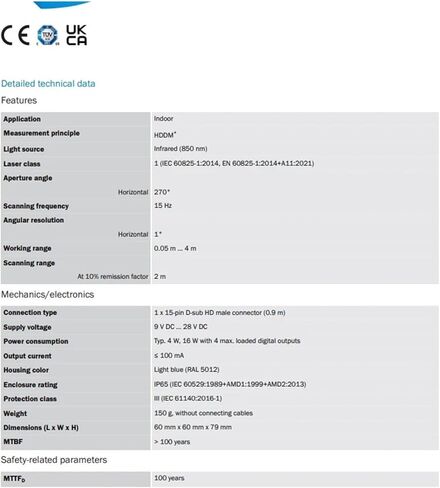 الاستشعار TIM310-1030000 in Kuwait