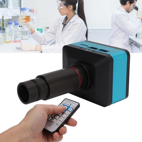 USB Industry Digital Microscope Industrial Camera Microscope Camera Camera with C ‑ Mount Lens 4K HD 12MP 60FPS AC100 ‑ 240V (US Plug) in Saudi Arabia