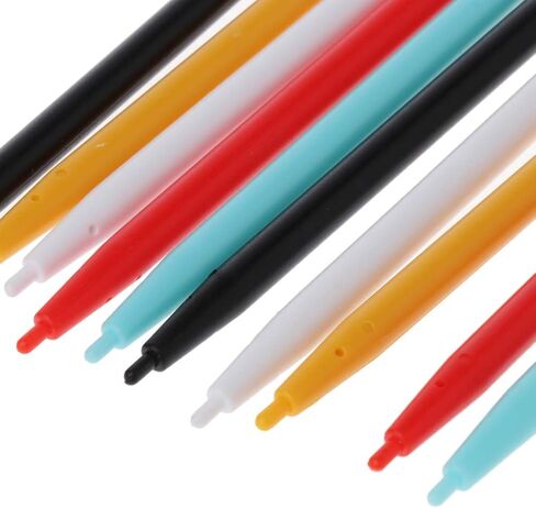 10Pcs Stylish Color for Touch Stylus Pen for WIIU Gamepad Console Handheld Game Console in Kuwait