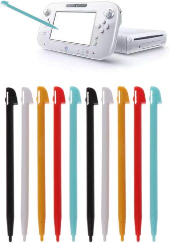 10Pcs Stylish Color for Touch Stylus Pen for WIIU Gamepad Console Handheld Game Console in Kuwait
