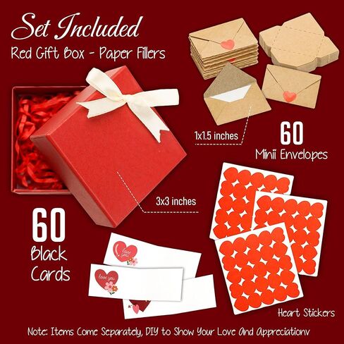 Blank I love you Cards and Envelopes – Mini Envelopes with Love Notes, Valentine’s Day Gifts, Love Card for Her, Valentine Gifts for Him, Valentine’s Day Craft, DIY Valentine Cards and I Love You Notes in Kuwait