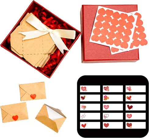 Blank I love you Cards and Envelopes – Mini Envelopes with Love Notes, Valentine’s Day Gifts, Love Card for Her, Valentine Gifts for Him, Valentine’s Day Craft, DIY Valentine Cards and I Love You Notes in Kuwait