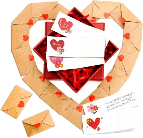 Blank I love you Cards and Envelopes – Mini Envelopes with Love Notes, Valentine’s Day Gifts, Love Card for Her, Valentine Gifts for Him, Valentine’s Day Craft, DIY Valentine Cards and I Love You Notes in Kuwait