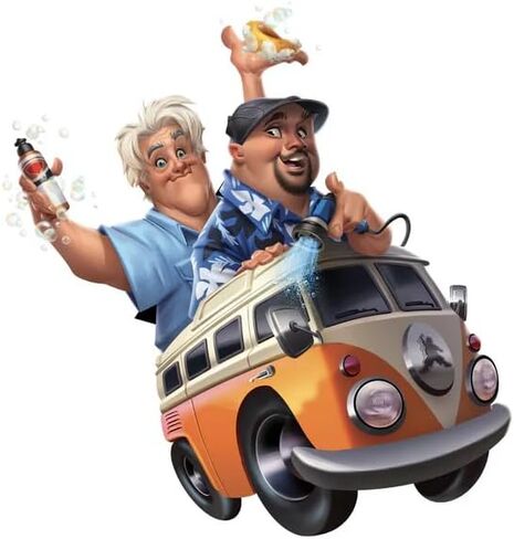 مجموعة أدوات غسيل وتفصيل السيارة الكاملة "Fluffy Edition" من Jay Leno's Garage Gabriel Iglesias؛ مناشف فاخرة من الألياف الدقيقة، وملمع الإطارات، ومنظف داخلي، وشمع السيارة، مجموعة هدايا العناية الفائقة بالسيارات in Kuwait