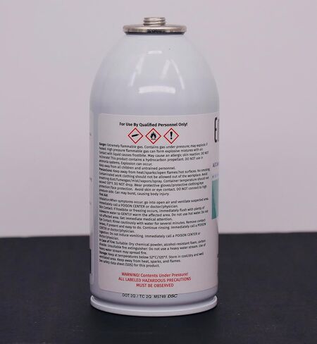 مزيل رطوبة الهواء في القطب الشمالي من ENVIRO-SAFE لأنظمة R22 - مادة معززة لمكيف الهواء - خرطوم شحن 1pk-4oz in Kuwait