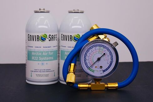 مزيل رطوبة الهواء في القطب الشمالي من ENVIRO-SAFE لأنظمة R22 - إضافات معززة لمكيف الهواء - مقياس شحن 2pk-4oz in Kuwait