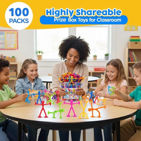 مجموعة ألعاب فيدجيت من ريتشيتيم للأطفال: 100 عبوة من ألعاب الأشخاص المصابين بالتوحد من أجل الأطفال المصابين بالتوحد - مجموعة فيدجيت من هدايا الحفلات وجوائز الكرنفال ومكافآت الفصل الدراسي - هدايا لحشو سلة عيد الفصح in Kuwait
