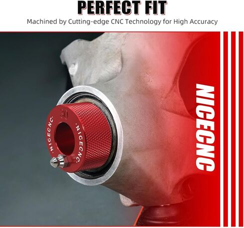 NICECNC Aluminum Wheel Bearing Greaser Tool 30MM Compatible with Can Am Outlander 1000 2012-2015, Renegade 1000 2012-2015 Red in Kuwait
