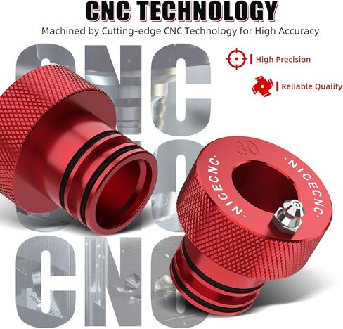 NICECNC Aluminum Wheel Bearing Greaser Tool 30MM Compatible with Can Am Outlander 1000 2012-2015, Renegade 1000 2012-2015 Red in Kuwait