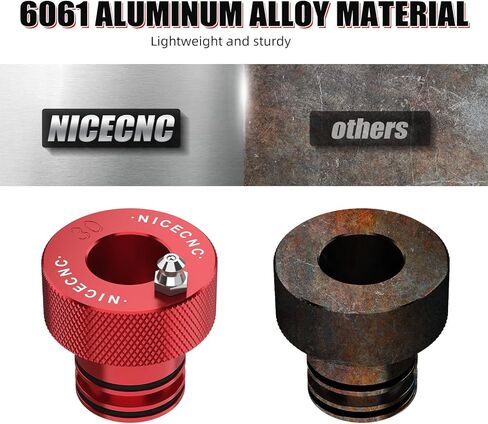 NICECNC Aluminum Wheel Bearing Greaser Tool 30MM Compatible with Can Am Outlander 1000 2012-2015, Renegade 1000 2012-2015 Red in Kuwait