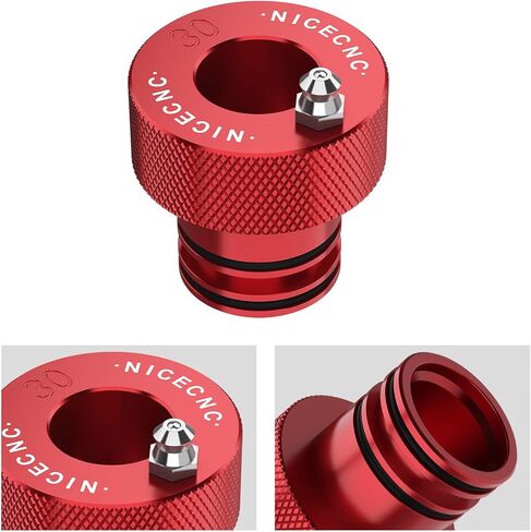 NICECNC Aluminum Wheel Bearing Greaser Tool 30MM Compatible with Can Am Outlander 1000 2012-2015, Renegade 1000 2012-2015 Red in Kuwait