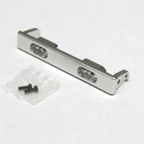 STA80046RS CNC Machined Aluminum Rear Chassis Rail Brace with Light Buckets, Axial SCX10 Honcho, Silver in Kuwait