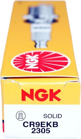 NGK CR9EKB شمعات الإشعال الكهربائية متعددة الأقطاب من السلسلة القياسية - 2305 - متوافقة مع موديلات مختارة 2011-2024 Aprilia وKawasaki للدراجات النارية - الكمية 4 in Kuwait
