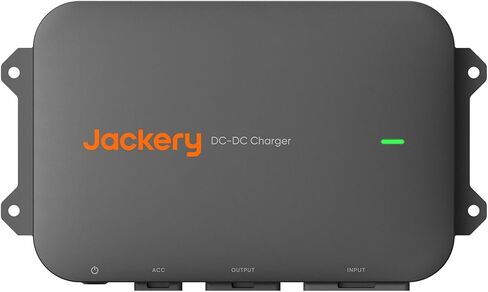 شاحن Jackery DC-DC، شاحن مولد 600 واط، شحن سريع لمحطات الطاقة المحمولة، أسرع 6 مرات من شواحن السجائر، لرحلات الطريق، RVs in Kuwait
