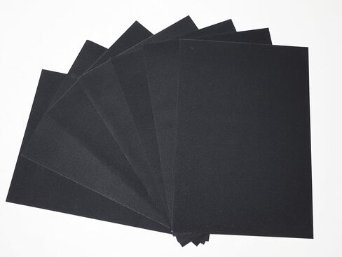 Oufin Youpin Pastelmat Glued Pad - (8.3×5.8Inches) 21 x14.8 cm - 350g - 14Sheets -Black, Dark Green, Blue, Gray, Light Gray, Dark Brown, Light Brown in Kuwait