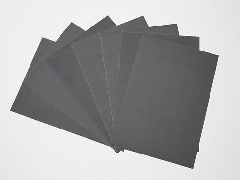 Oufin Youpin Pastelmat Glued Pad - (8.3×5.8Inches) 21 x14.8 cm - 350g - 14Sheets -Black, Dark Green, Blue, Gray, Light Gray, Dark Brown, Light Brown in Kuwait