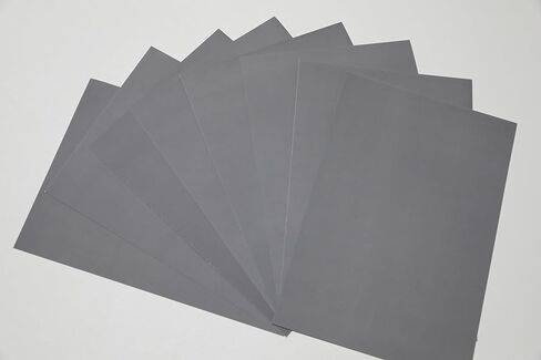 Oufin Youpin Pastelmat Glued Pad - (8.3×5.8Inches) 21 x14.8 cm - 350g - 14Sheets -Black, Dark Green, Blue, Gray, Light Gray, Dark Brown, Light Brown in Kuwait