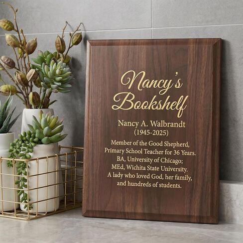 4 Pcs Blank Award Plaque Custom Plaque 8"×10" Personalized Engraved Plaques Wooden Display Plaque for Employee Appreciation, Recognition, Retirement, Service in Kuwait